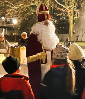 Ein Nikolaus in der Pressestadt in München
